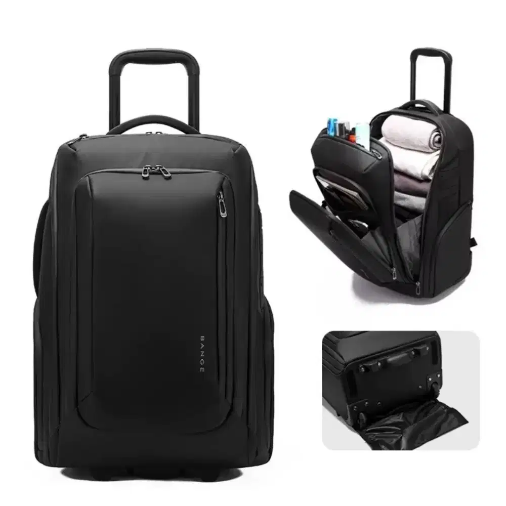 BG=8079 TAS RANSEL KOPER TROLLEY 2 IN 1 BACKPACK WHEELED 50L