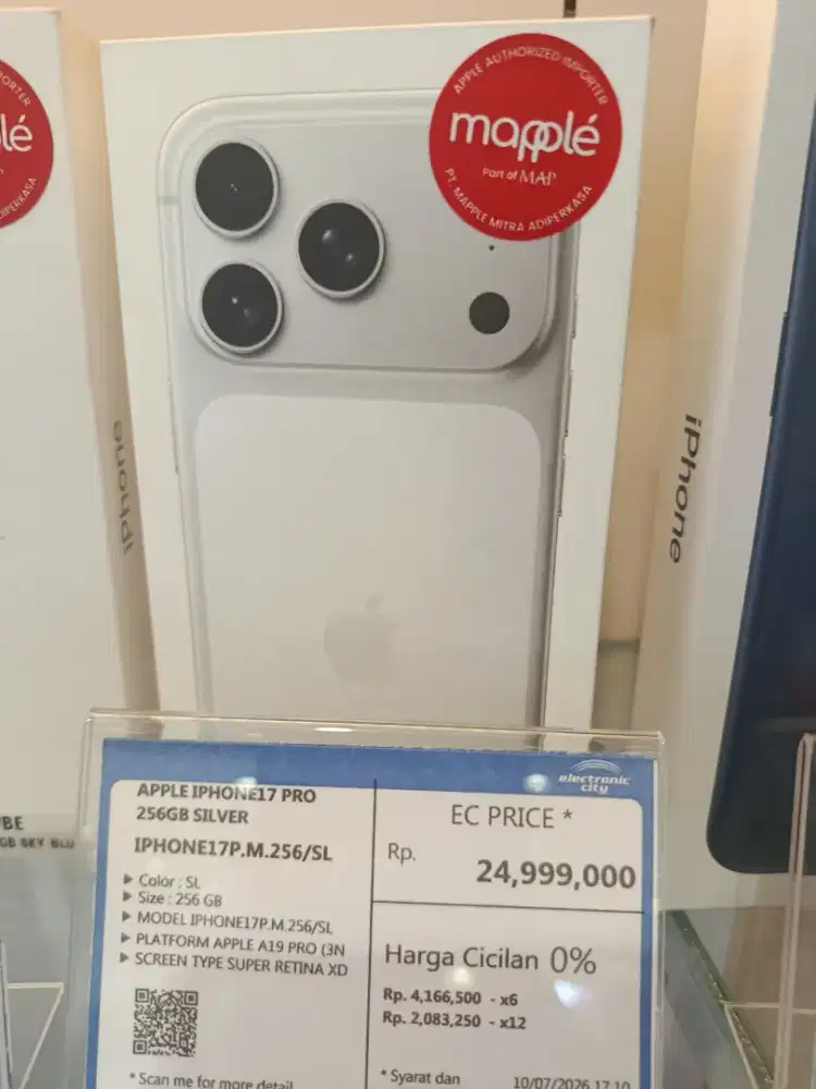 APPLE IPHONE 17 PRO 256GB SILVER BISA CICILAN TANPA KARTU KREDIT