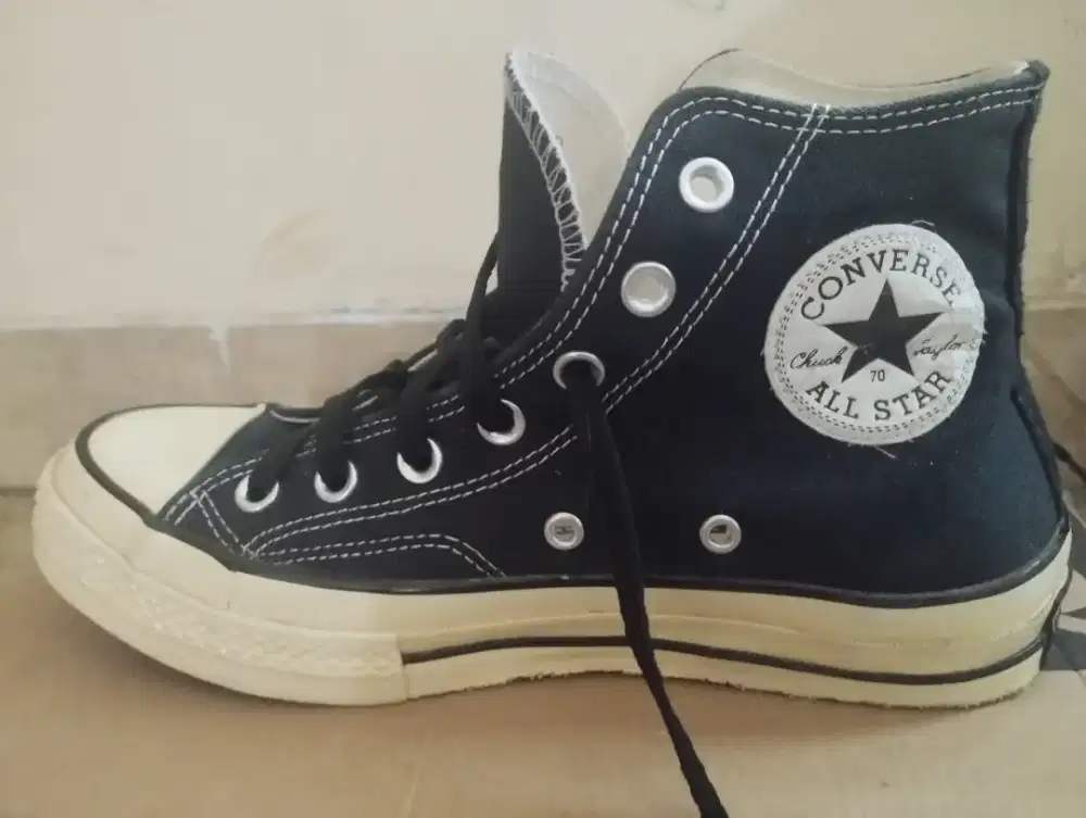Sepatu Converse High canvas hitam 39 like new