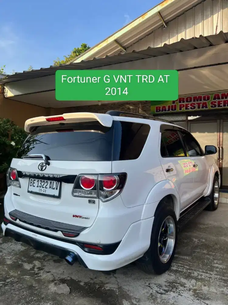 Fortuner G VNT TRD Autometic 2014