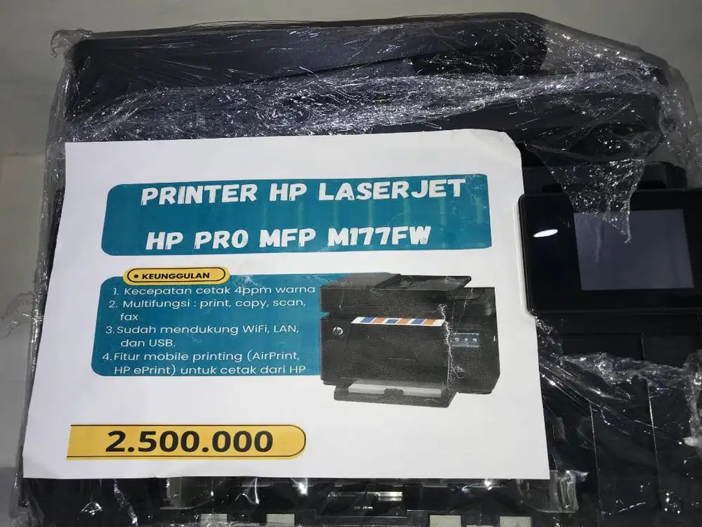 mesin printer hp laserjet pro mfp m177fw