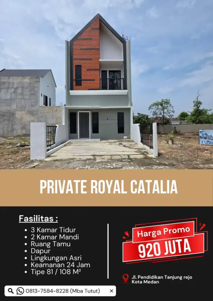 KOMPLEK ROYAL CATALIA DEKAT KE RINGROAD