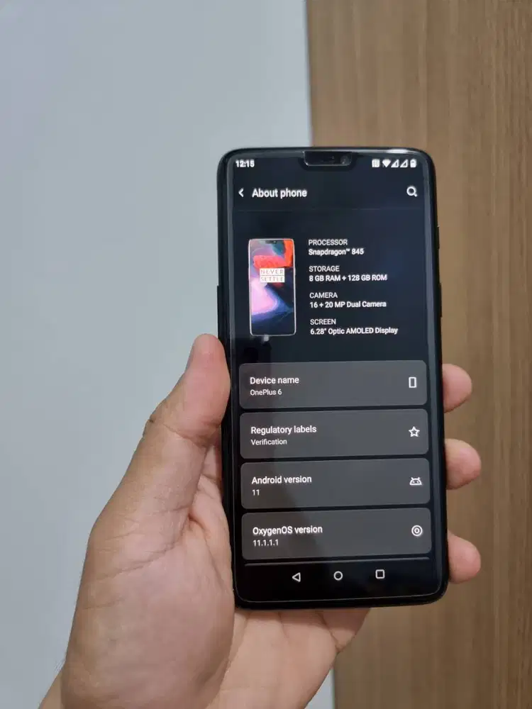 OnePlus 6 8/128 Black IMEI Whitelist Mantap 8GB 128GB One Plus
