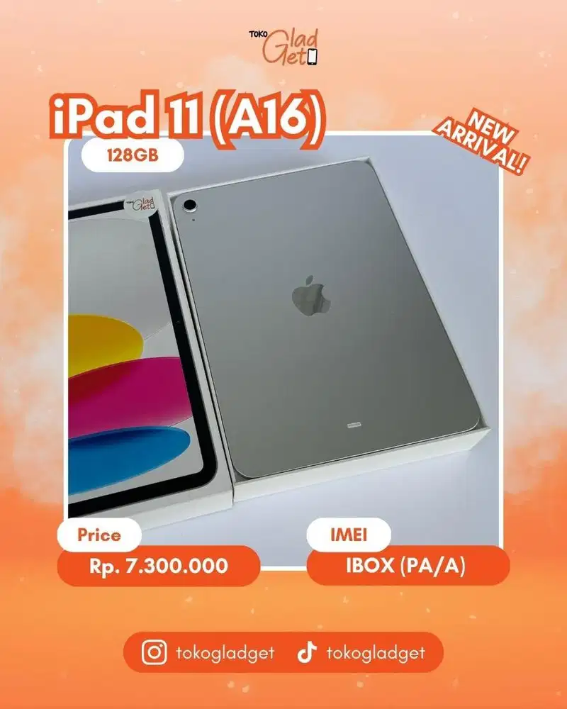 iPad Gen 11 (A16) 128 Gb ex IBOX