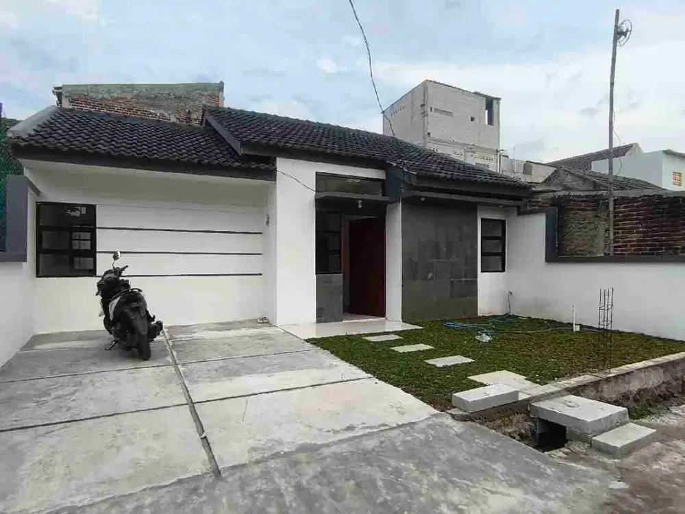 rumah baru komplek dekat upi Cibiru harga 4 ratusan juta tanah 102 KPR nol DP