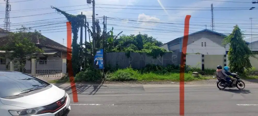 Tanah strategis pinggir jalan raya utama Kebakkramat