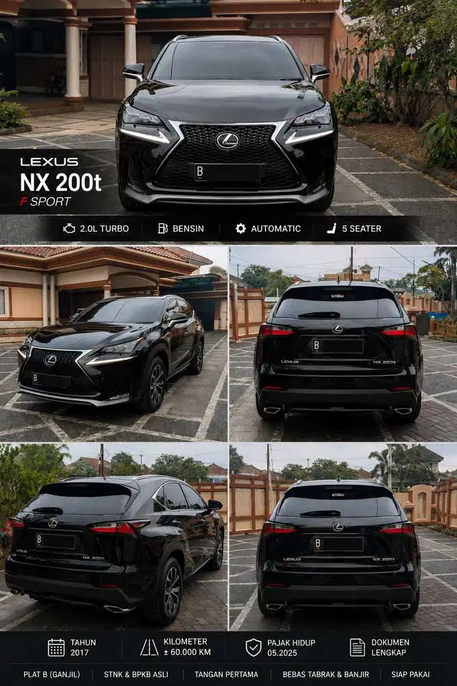 Lexus NX200t 2017 Bensin