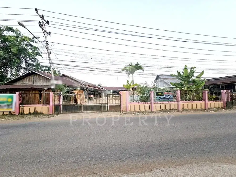Jual Cepat Tanah Murah Bonus Ruang Usaha Lokasi Padat Hunian