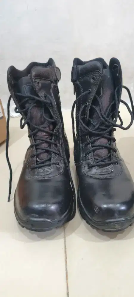 SEPATU PDL/PDH HITAM TALI UK 40
