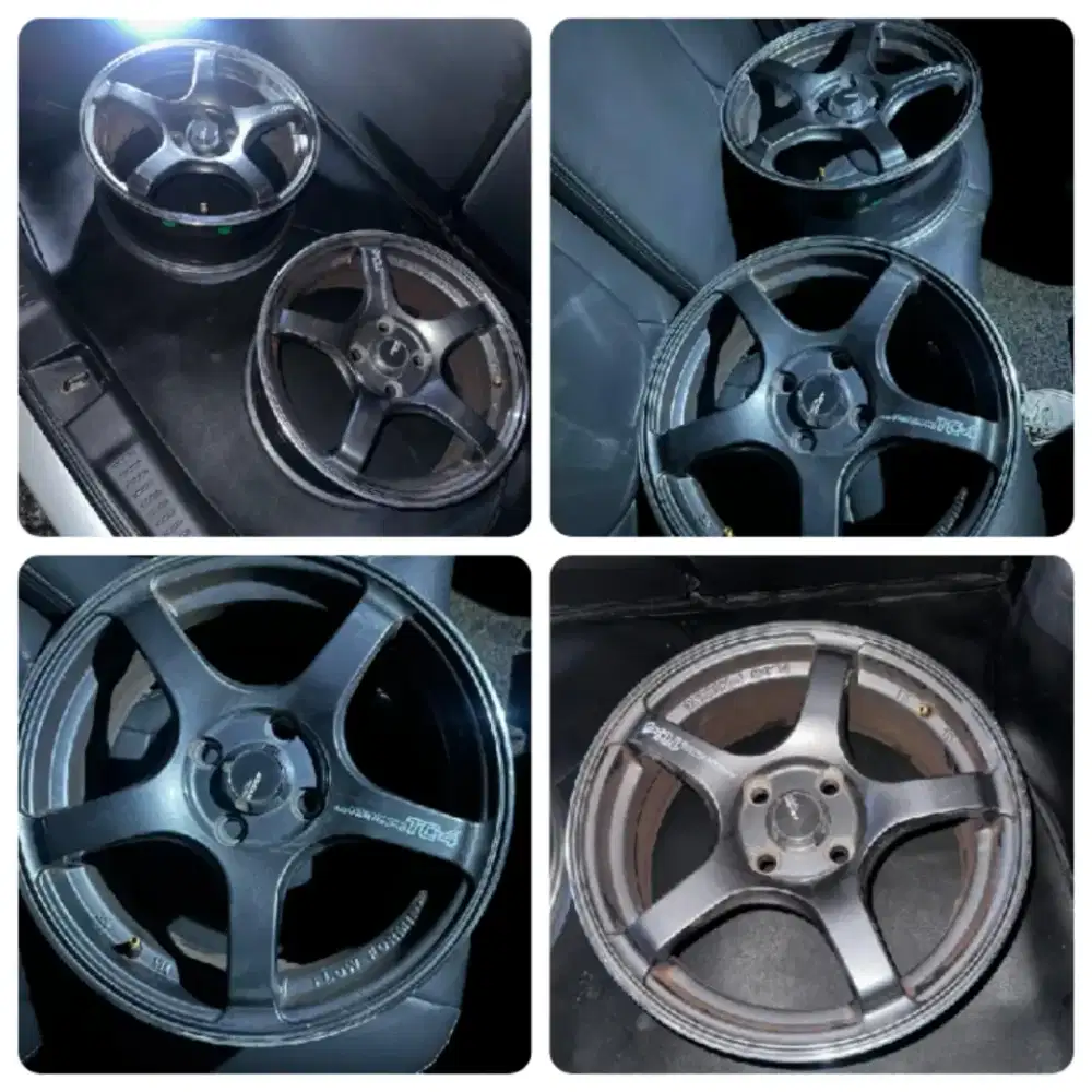 Velg 15 advan racing tc4 pcd 4x100 brio jazz yaris baleno vios