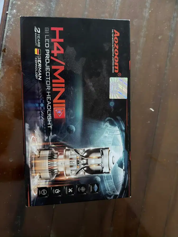 Lampu mini biled H4 merk Aoozom ori german