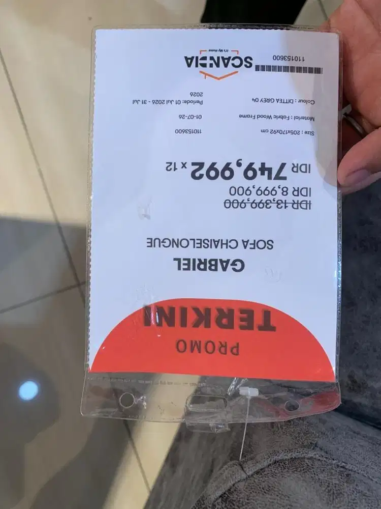 SOFA CHAISEL ONGUE
