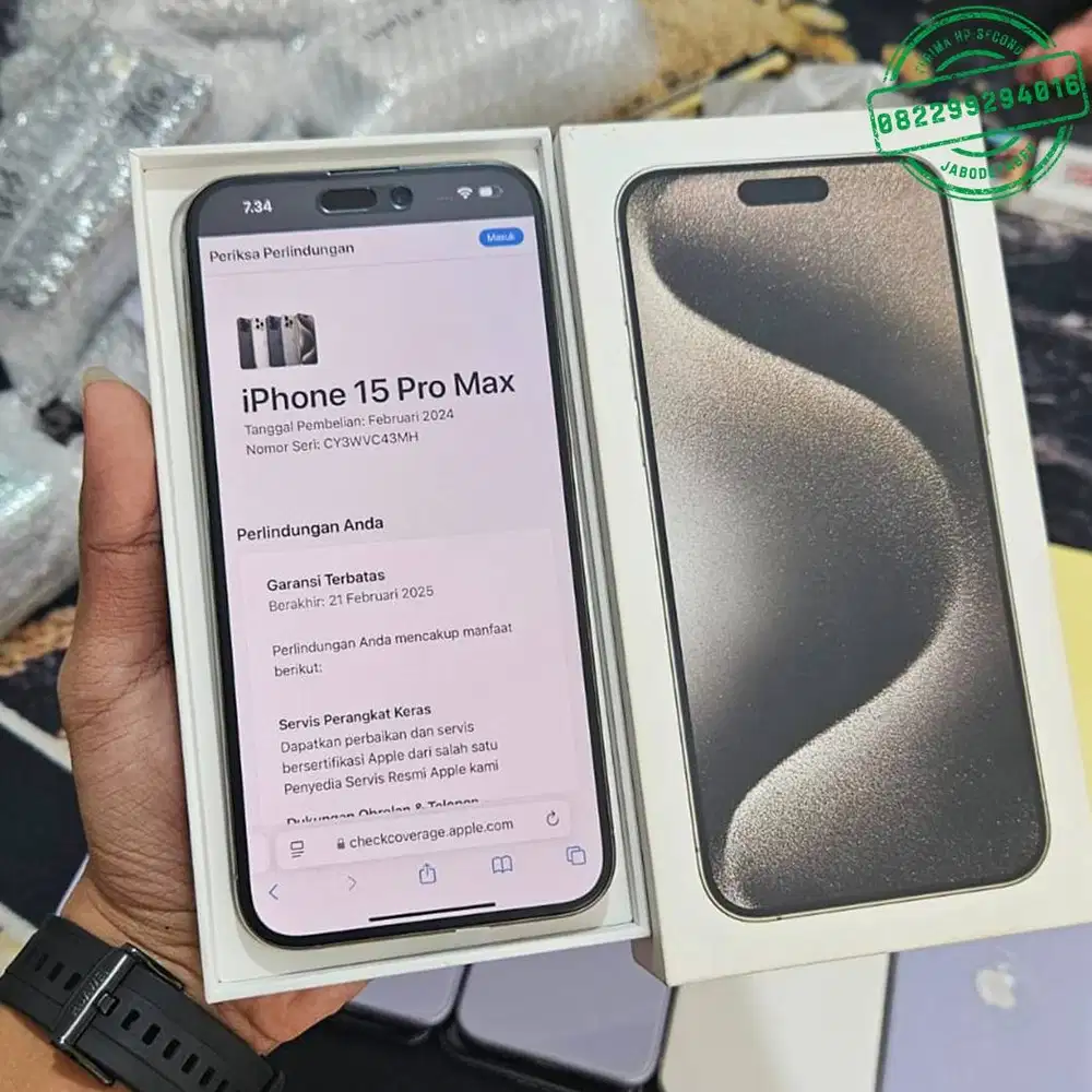 iphone 15 pro 256gb natural lengkap