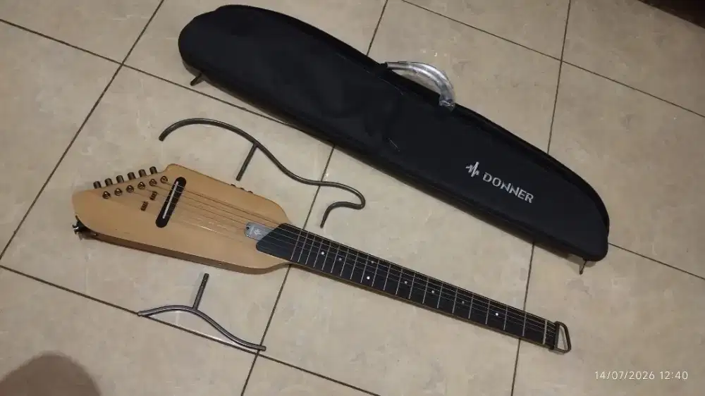 Jual gitar donner hush i silent guitar