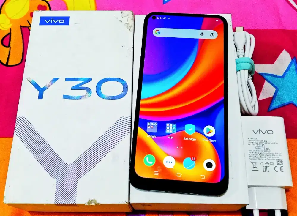 VIVO Y30 4GB/128GB LENGKAP ORI