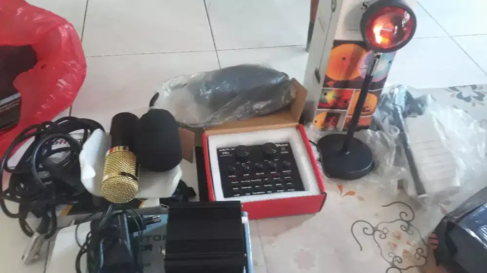 Phantom power,mic,,Sunset Lamp,V8s