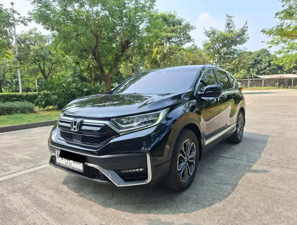 (Harga Cash) CRV Turbo Prestige Sensing NIK 2021 Hitam