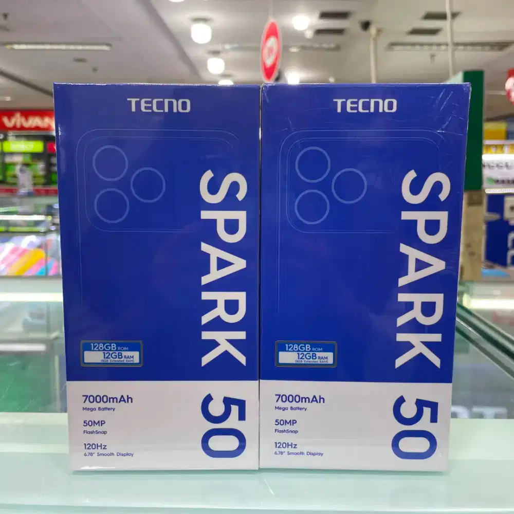 Tecno Spark 50 ram 4gb+8gb/128gb NFC baru garansi resmi harga Promo