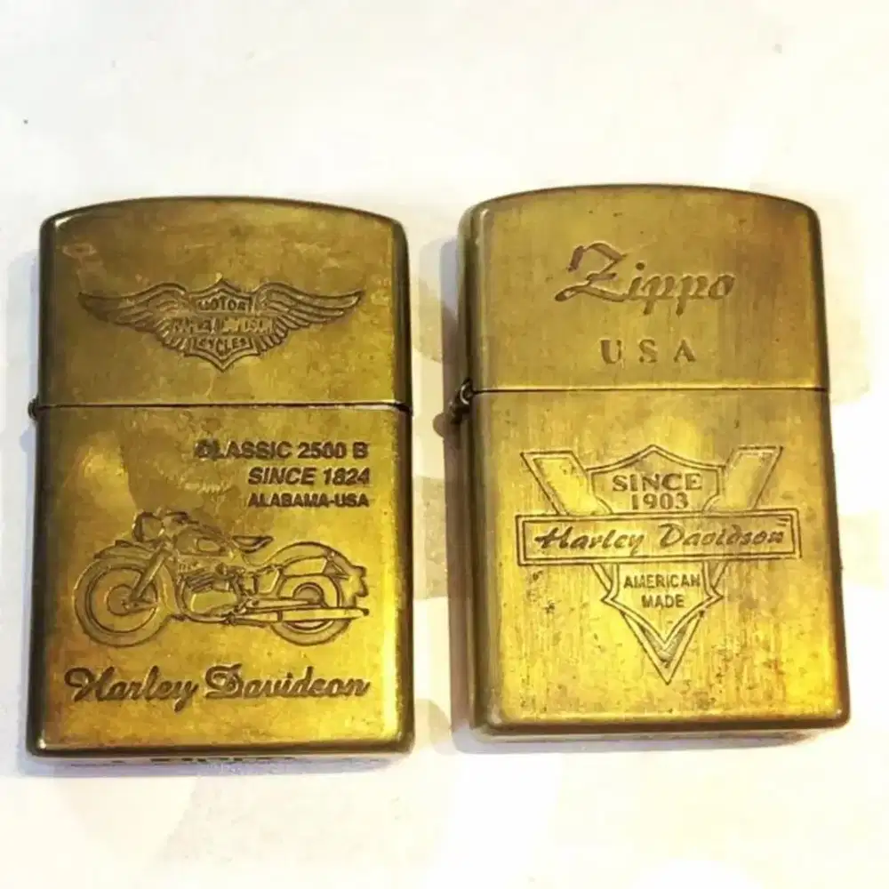 Zippo Harley Davidson vintage logo (harga satuan)