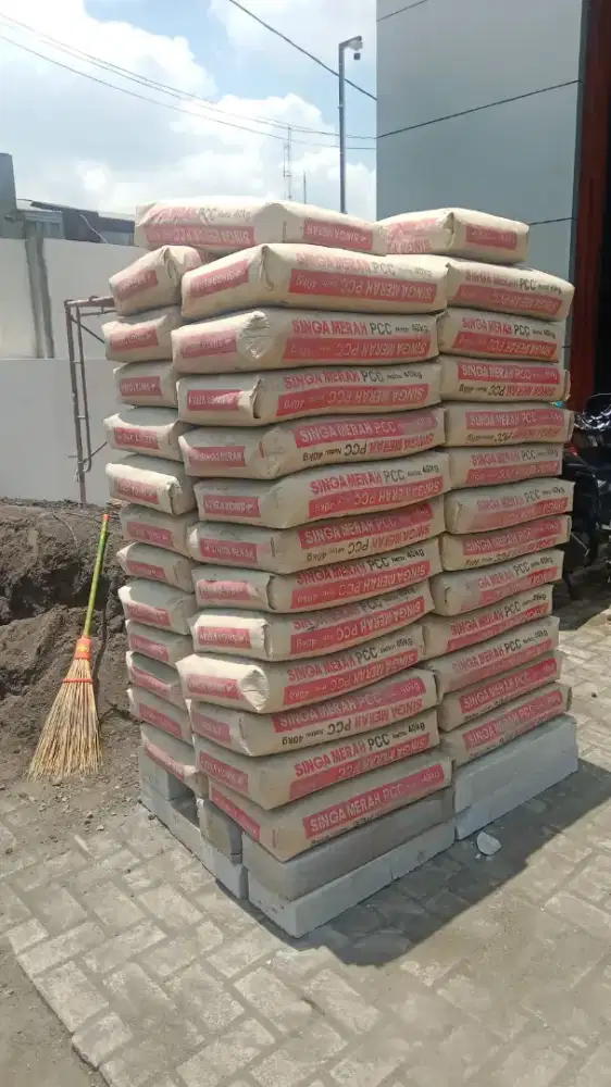 Semen Singa Merah 40 kg buat Proyek anda
