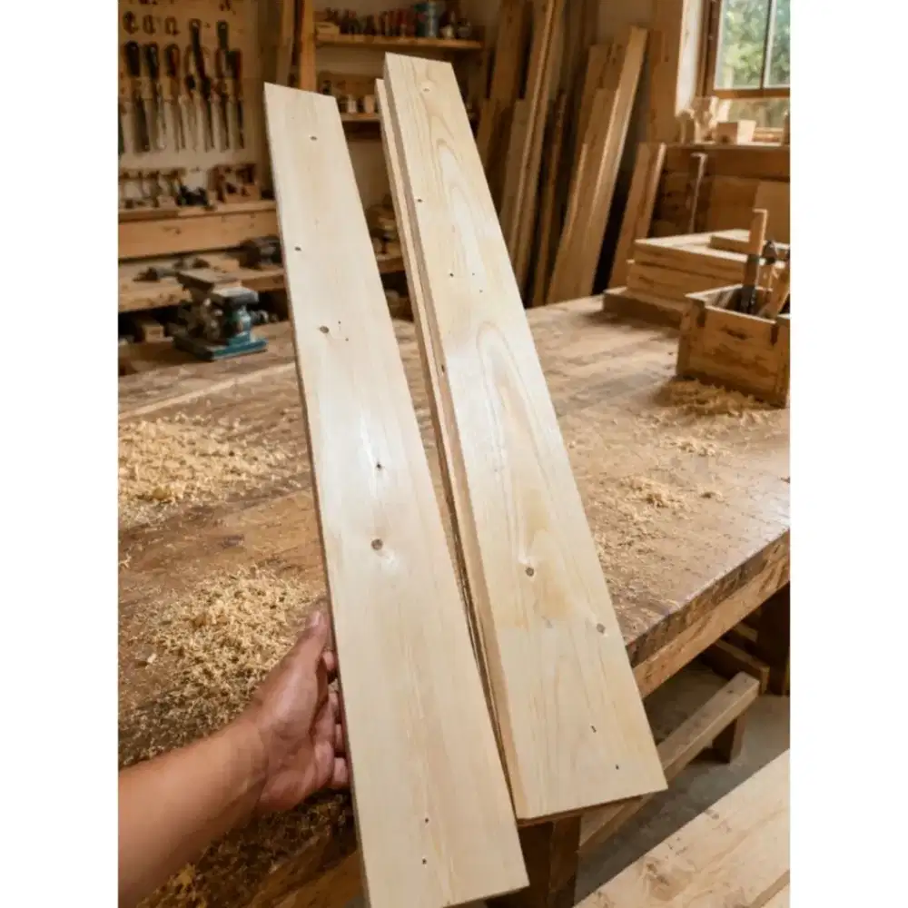 Papan jati belanda 12 x 2