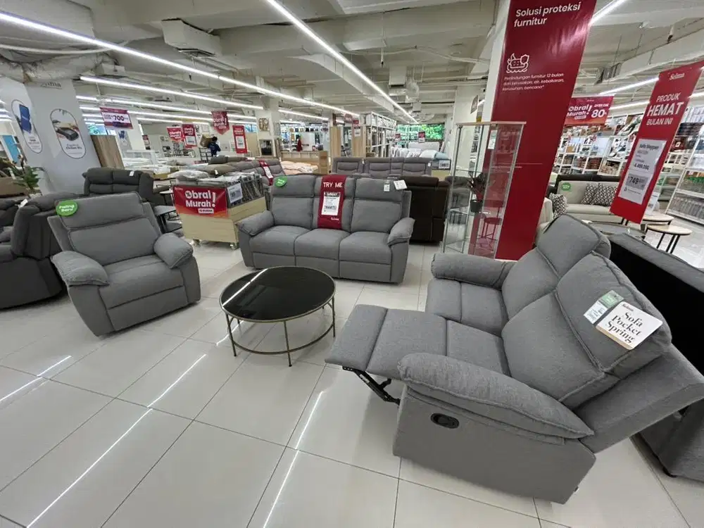 PROMO SOFASET RECLINER MINIMALIS