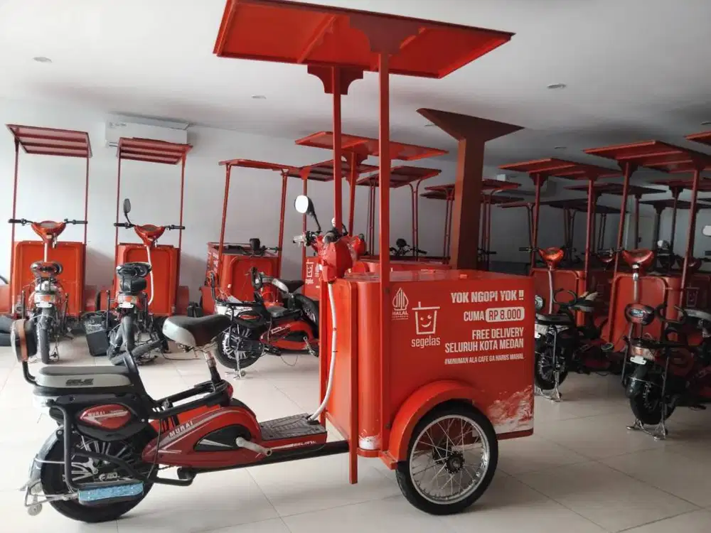 Gerobak Kopi Keliling Listrik - Mulai Rp 5 Juta (4 Pilihan Kondisi)