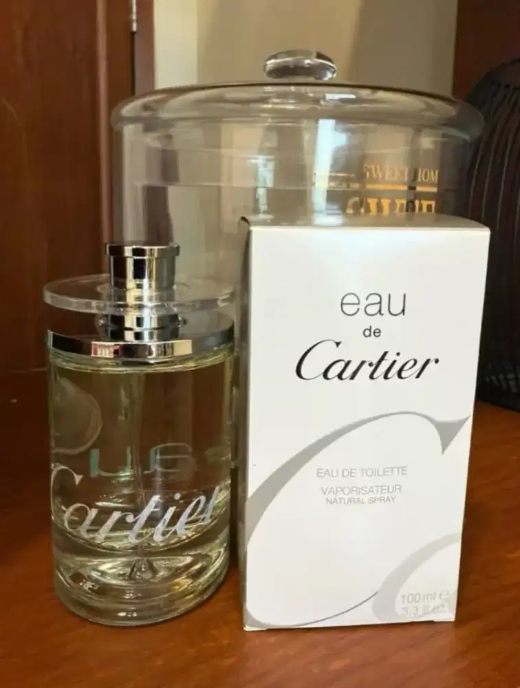 Jual parfum Cartier 100 ml original 100% old stok parfume rare