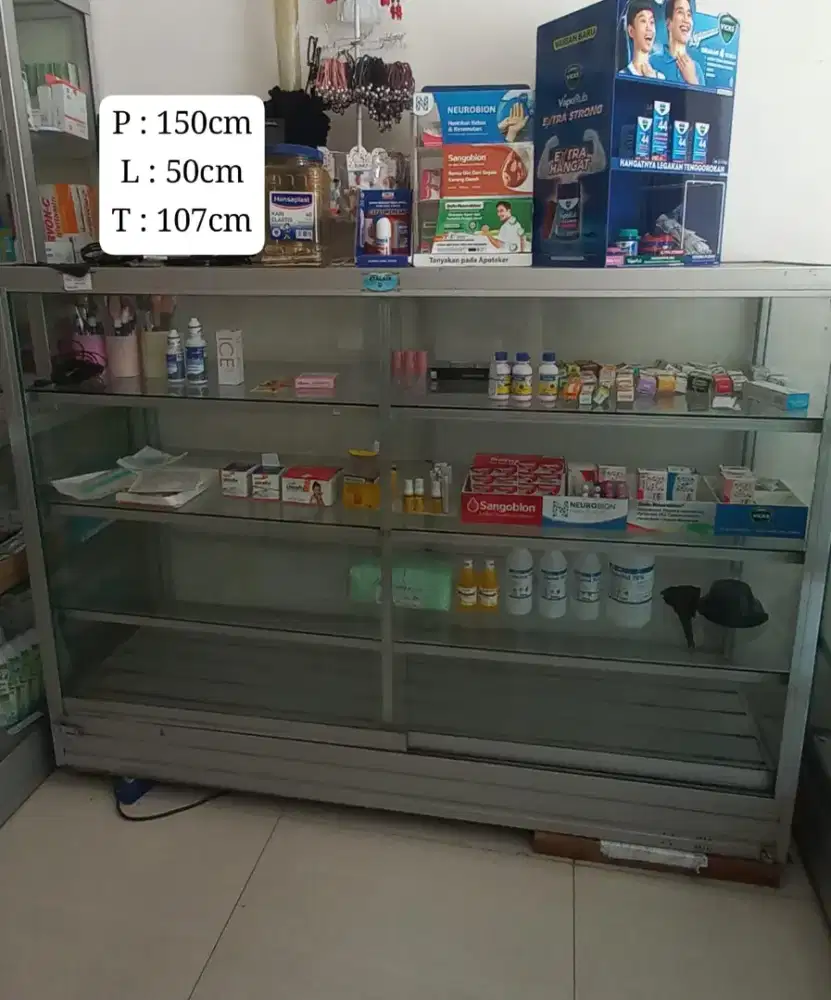 Jual Etalase Bekas