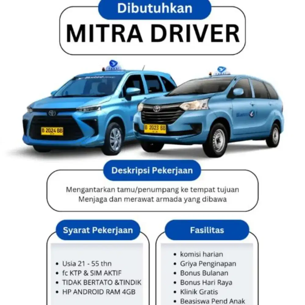 Pengemudi bluebird kemayoran