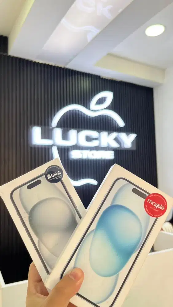 new iphone 15 128 black ,blue resmi ibox