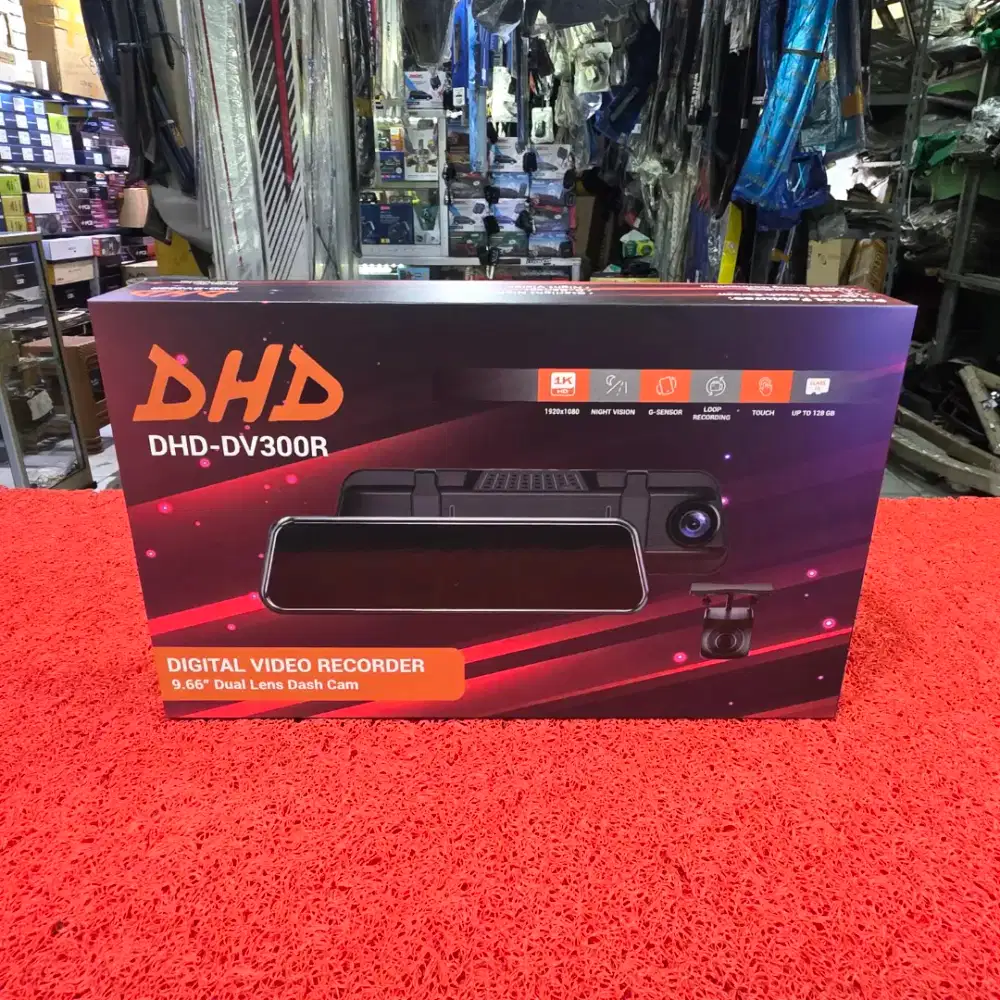 Spion DHD DVR DHD-DV300R Digital Video Recorder Dual Lens 1K 9.66 in