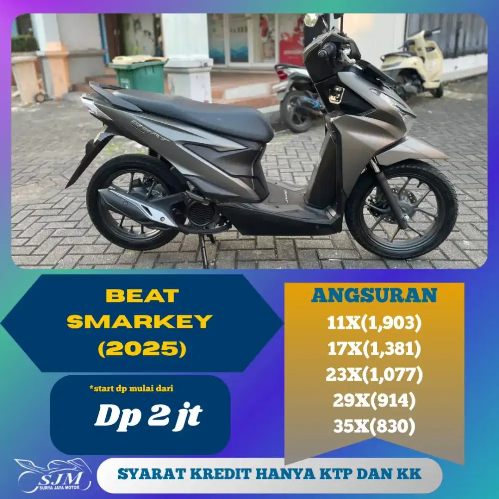 HONDA BEAT SMARTKEY 2025 CASH & KREDIT