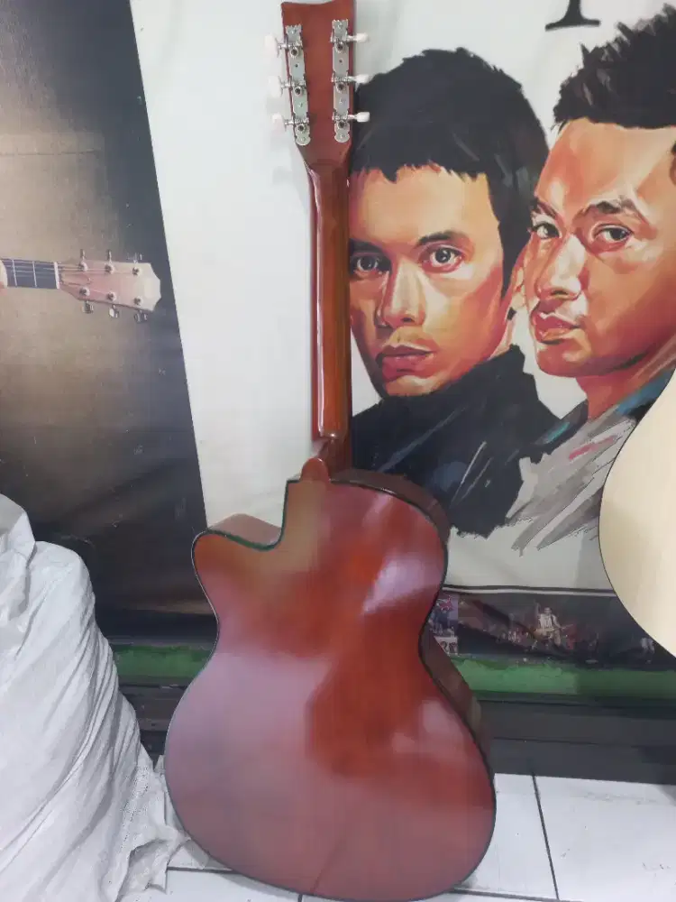 gitar string ymh akustik fg225 coklat glossy