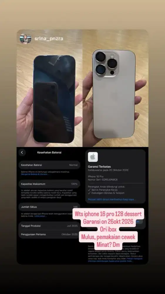 Iphone 16 pro 128gb