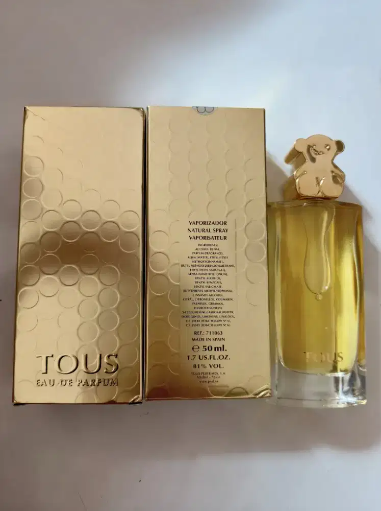 Parfume tous gold 50ml original parfume rare