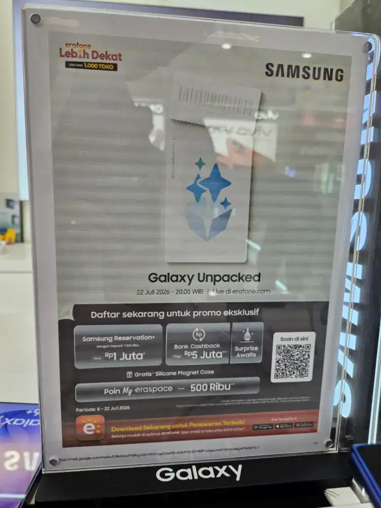 NEW GALAXY FOLDABEL YUK HANDRAISER DAN SR+NYA BENEFIT UPTO 6.9JUTAAN