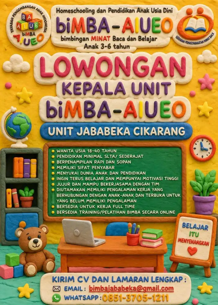 KEPALA UNIT BIMBA AIUEO JABABEKA