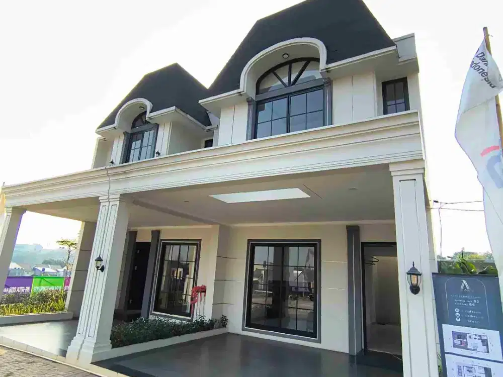 Dijual Rumah Brand New 2Lt Modern European Serpong Nempel BSD Harga 1M bisa Couple