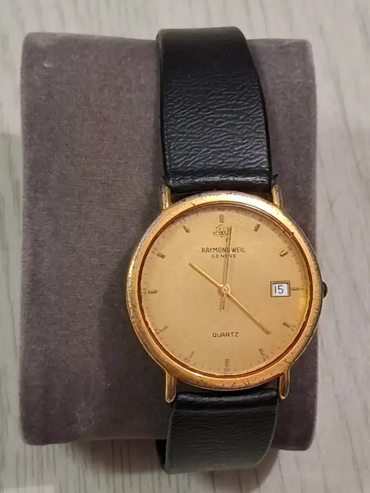 Jam tangan Raymond Weil gold plated 18k quartz
