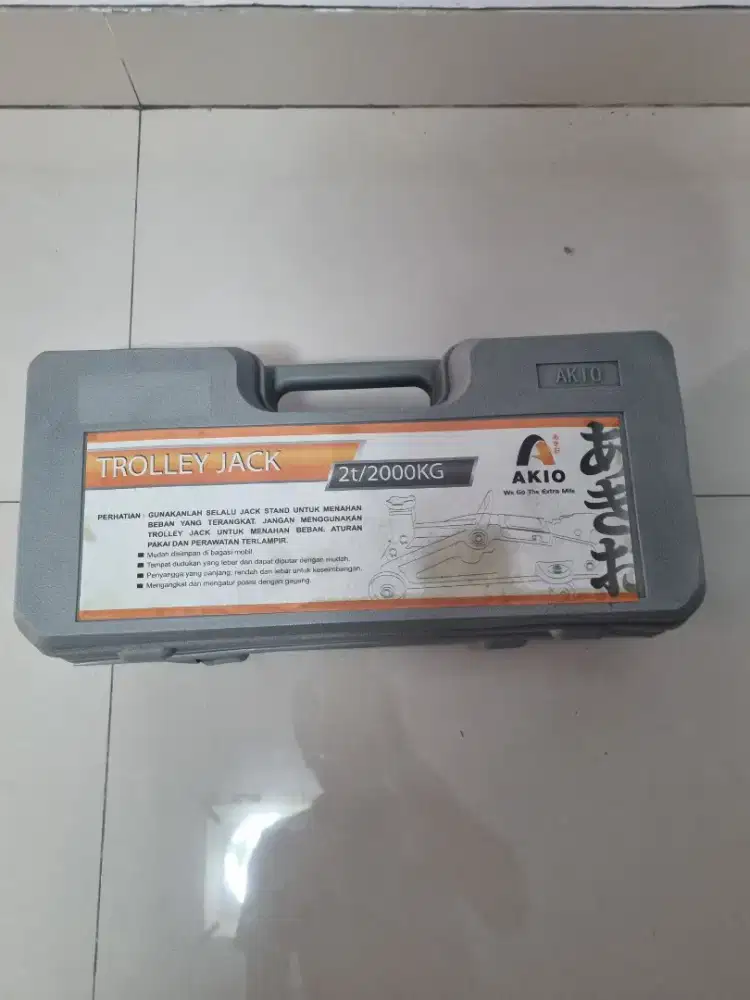 DONGKRAK BUAYA MOBIL 2 TON AKIO ORIGINAL TROLLEY JACK