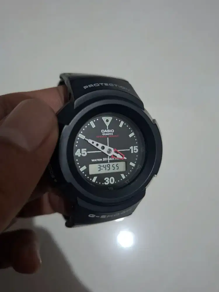 Casio G-Shock OldSchool Digital Analog Dial Black