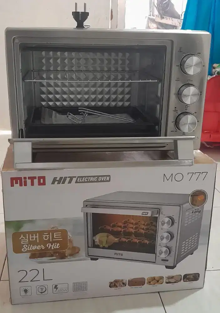 OVEN LISTRIK MITO HIT MO 777 22L
Kondisi mulus & normal 100%