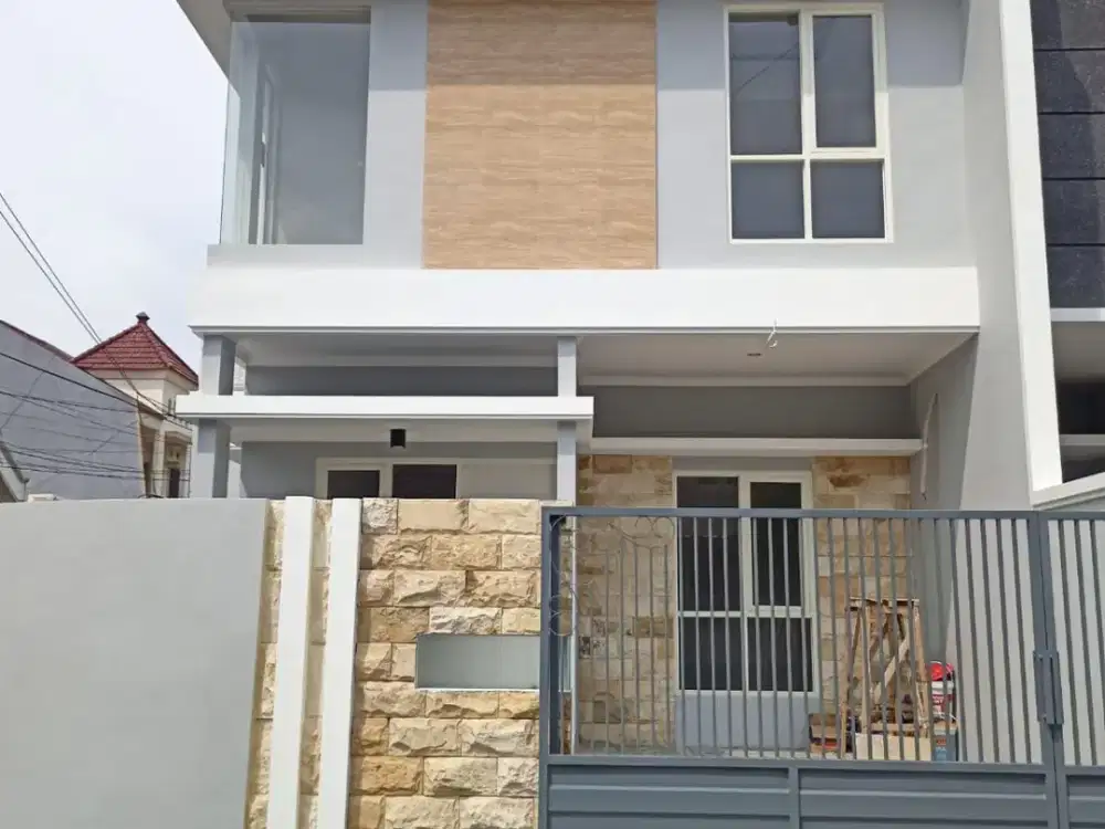 Rumah Sutorejo Timur baru gress, minimalis, dekat McD Mulyosari, dekat ITS