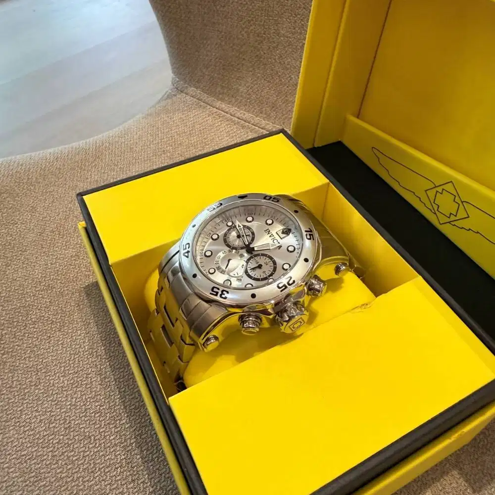 Jual Jam Original Invicta Pro Diver Warna Silver