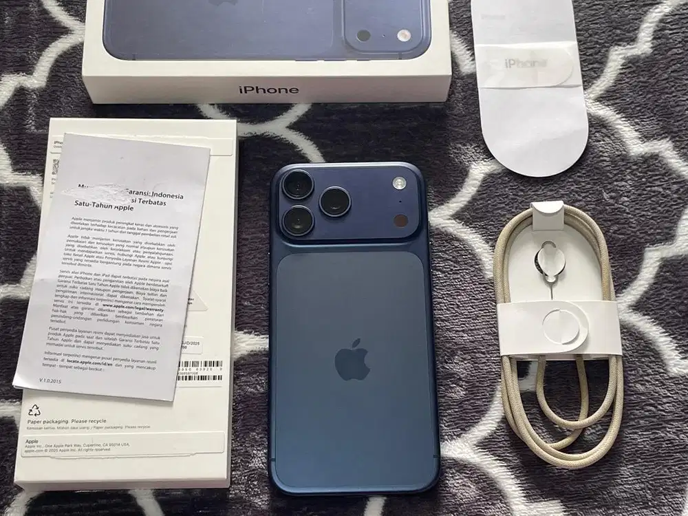 iPhone 17 Pro Max 256Gb Deep Purple iBox Fullset Original Mulus