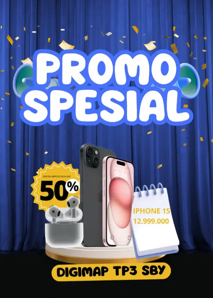 iPhone 15 Promo Free adaptor cicilan bisa 0%