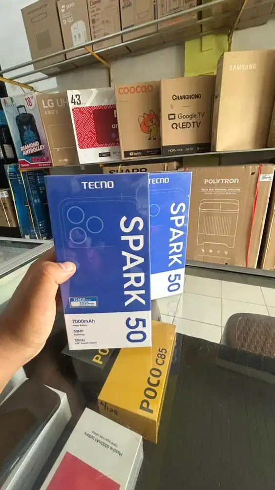 TECNO SPARK 50 RAM 4+4/128 GB GARANSI RESMI