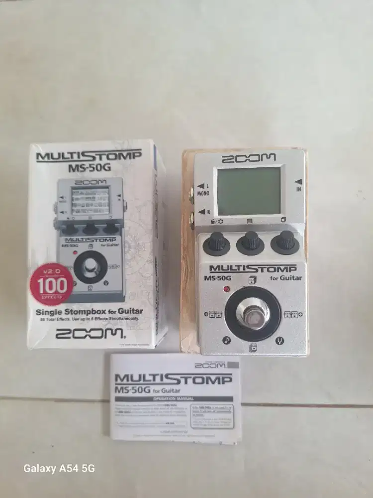 Efek gitar zoom multistomp MS-50G