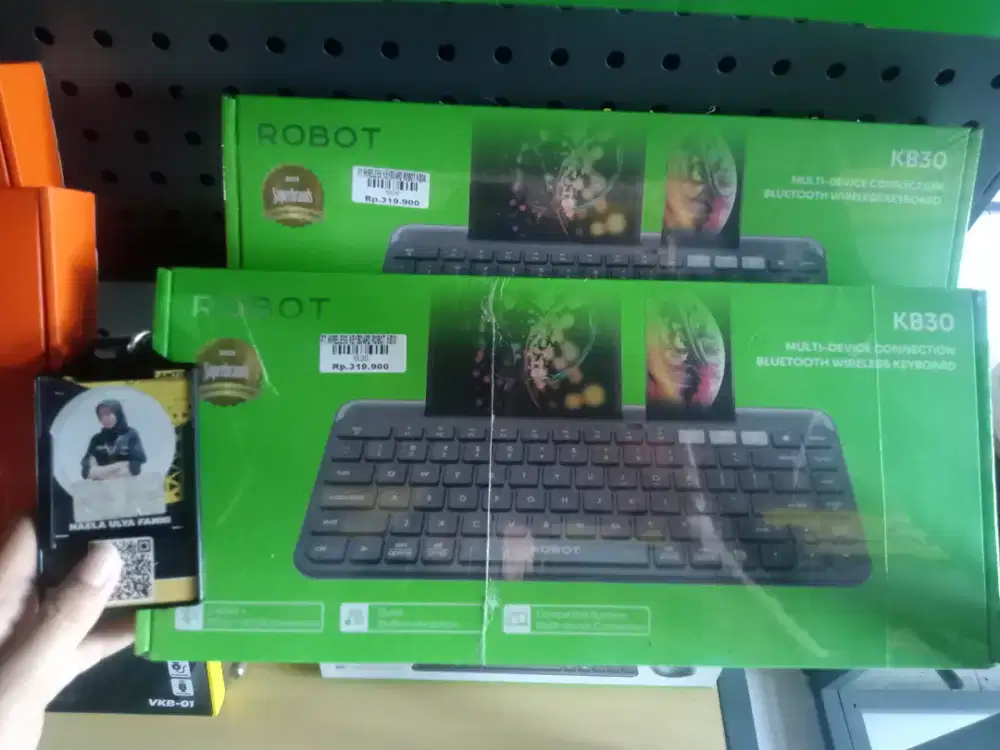 WIRELESS KEYBOARD ROBOT KB30| ATLANTIS DAHSYAT